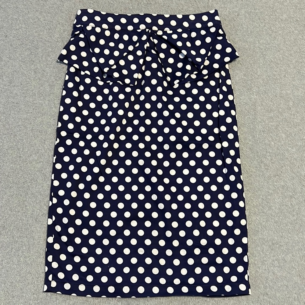 Grace Karin Women’s Navy Polka Dot Pencil Skirt Flared Waist